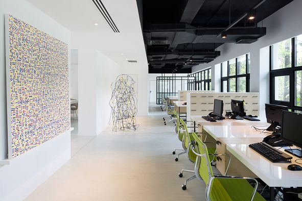 簡約現(xiàn)代辦公室裝修設(shè)計案例