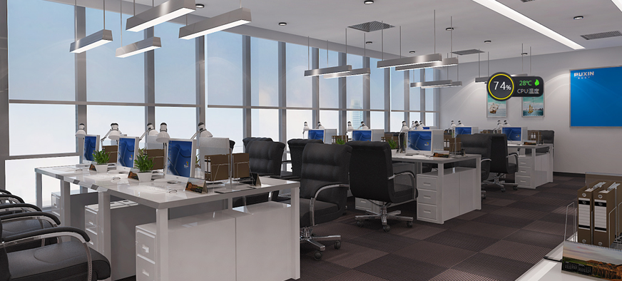 普信資產(chǎn)辦公室裝修設(shè)計(jì)案例