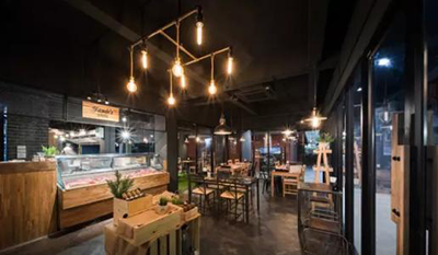 時尚餐廳裝修效果圖