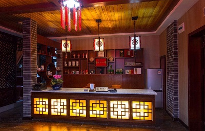 中式前臺燈光設計