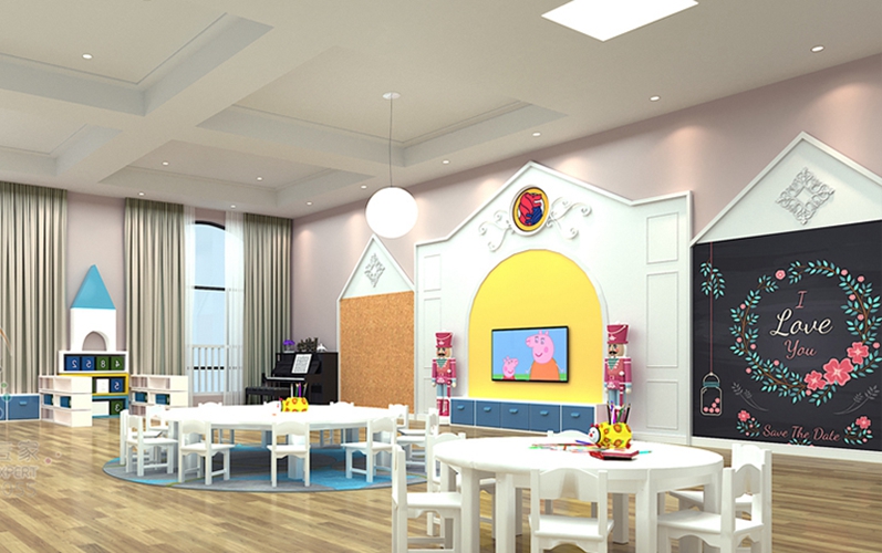 南昌2200㎡幼兒園設(shè)計(jì)裝修